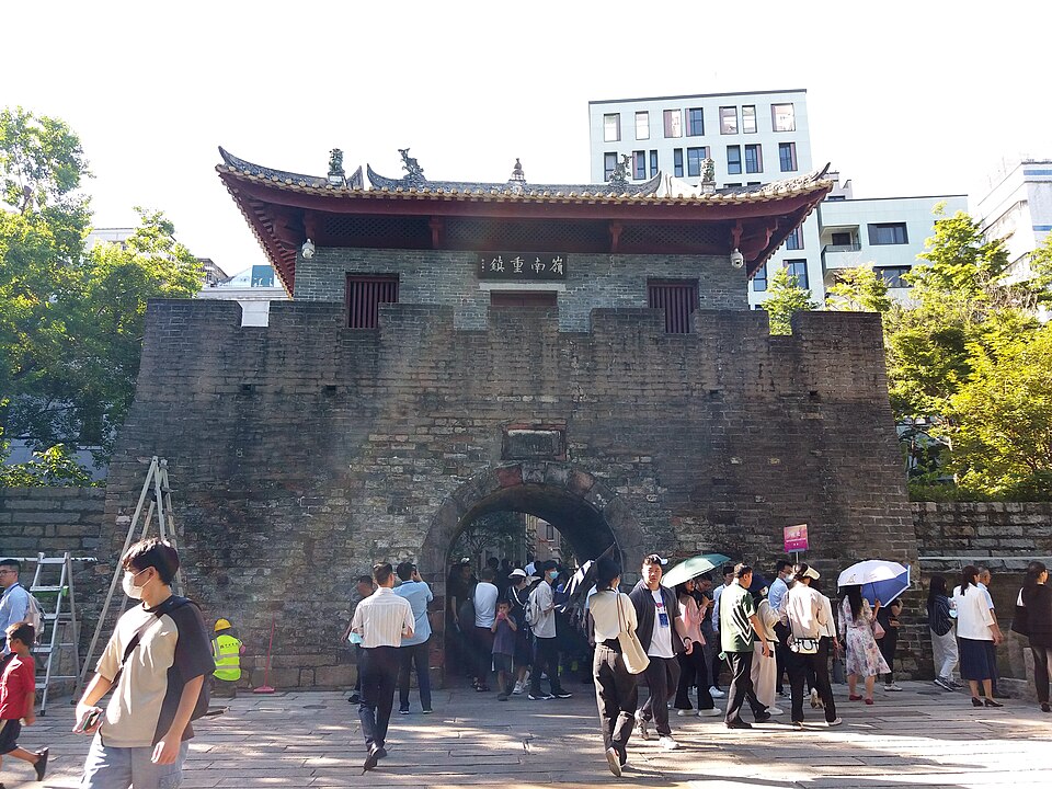 The historic entrance of Nantou Ancient Town in Shenzhen